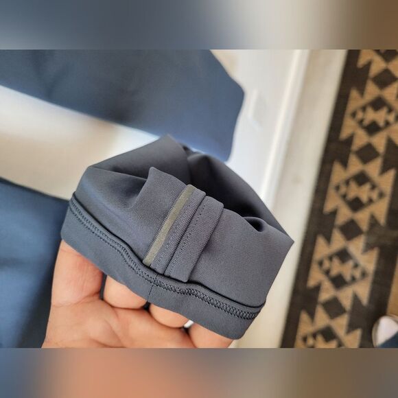 Lululemon Men's Commission Pants Classic Iron Blue Warpstream 35 Office Workwear - Picture 7 of 8